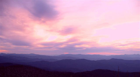 Clingman's Dome at sunrise